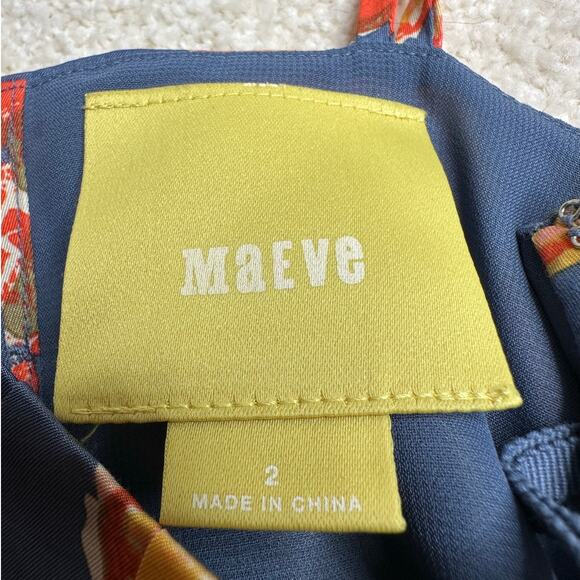 Maeve:  Floral Cut Out Dress Silk Blend - Picture 3 of 6